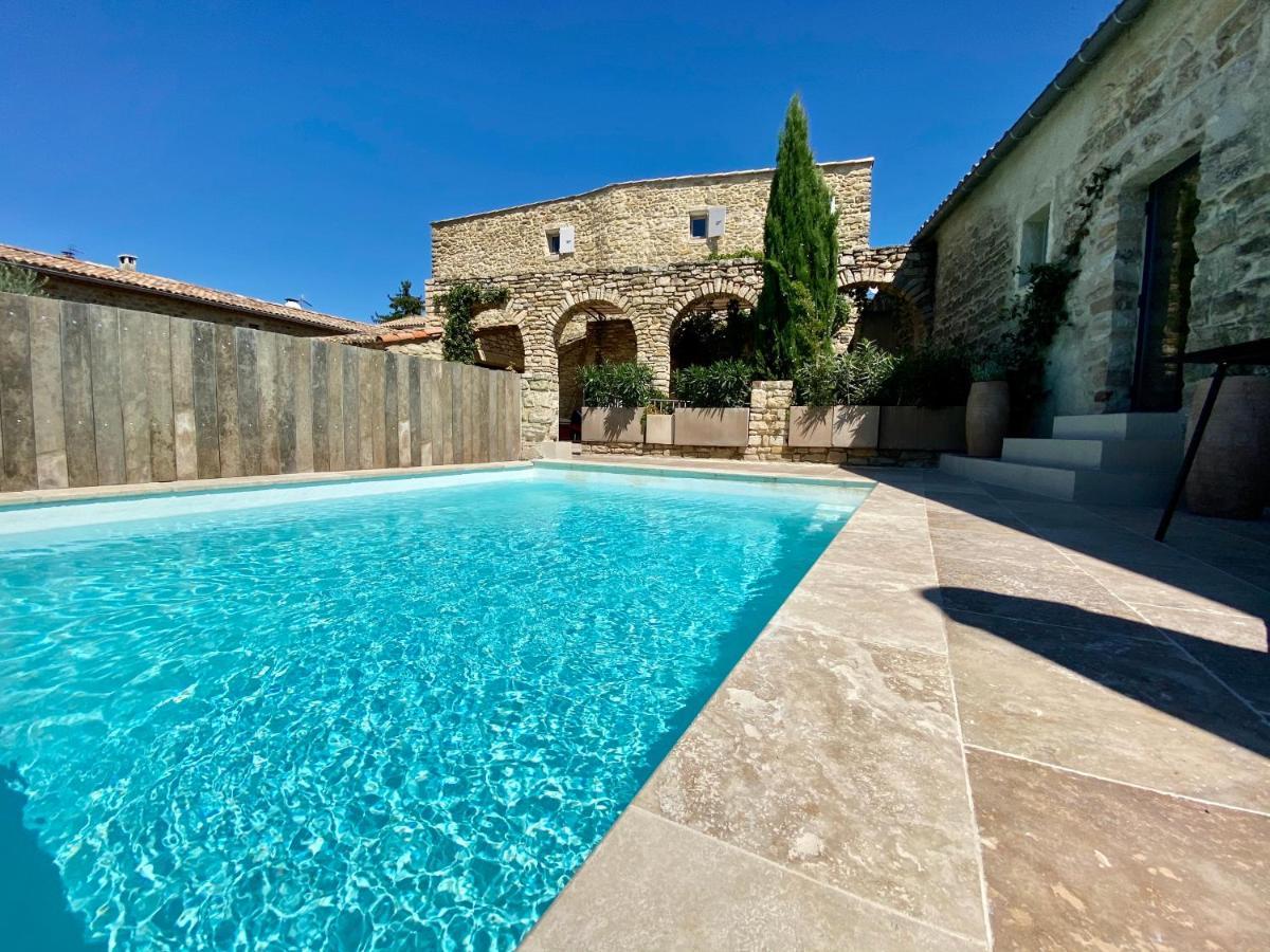 La Maison Des Vendangeurs - Table D'Hotes Le Soir Du Jeudi Au Dimanche- Jacuzzi - Balneo Spa - Acces Piscine Pour Toutes Les Chambres Sauf Studio Coquet- Piscine De Mai A Mi-Octobre Martignargues Экстерьер фото